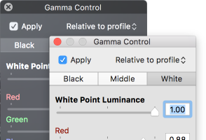 gamma control mac