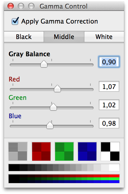 nexus 10 gamma control